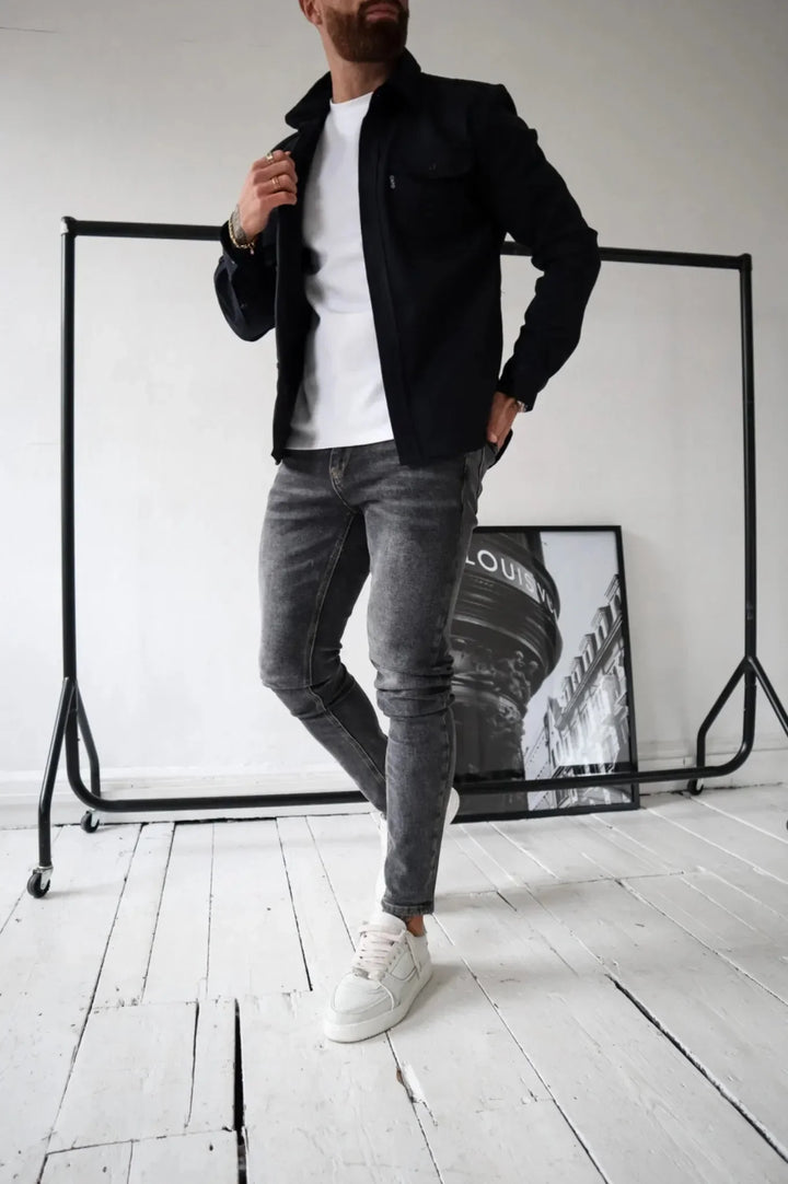 Karl – Men's Lightweight Overshirt Jacket - Image 7