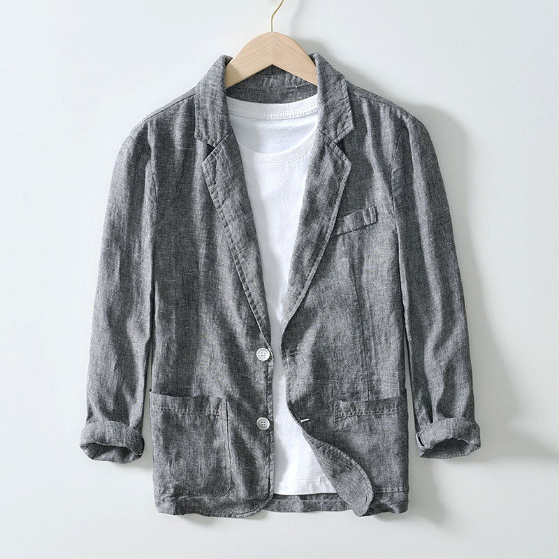 Henry – Vitali Tuscan Linen Blazer - Image 3