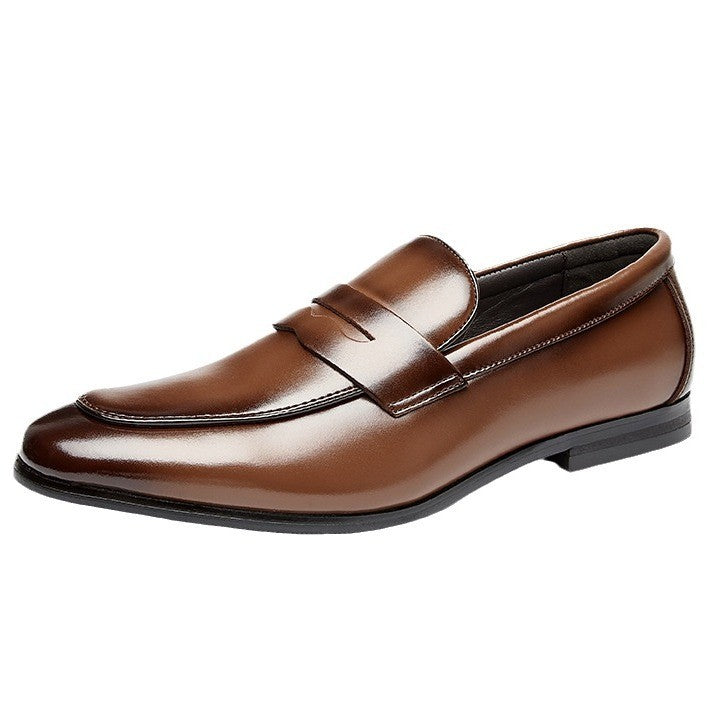 Lorenzo | Elegante Brünierte Herren Schuhe Pennyloafer 1