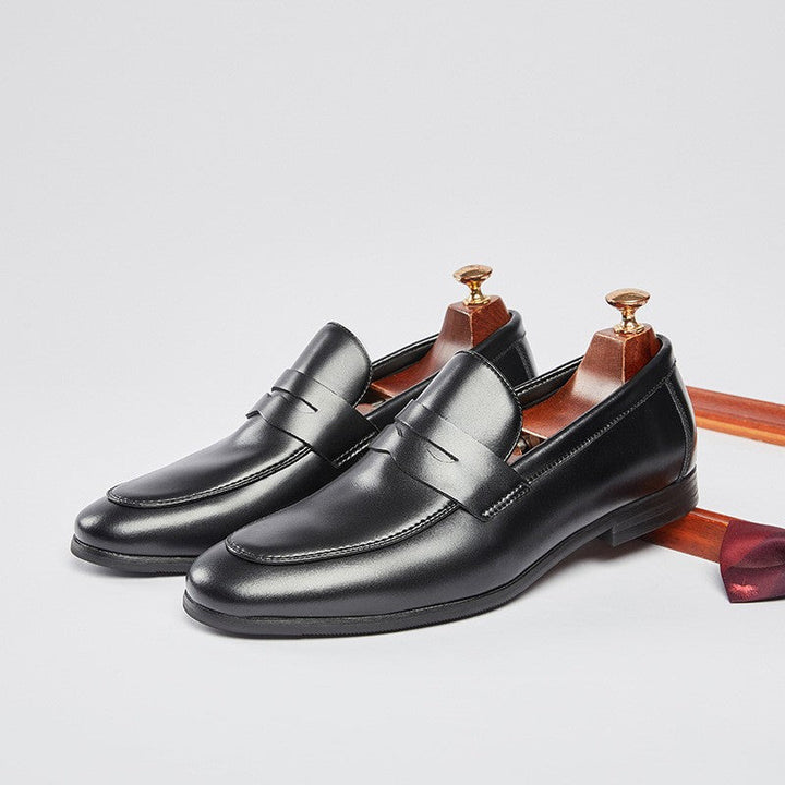 Lorenzo | Elegante Brünierte Herren Schuhe Pennyloafer 3