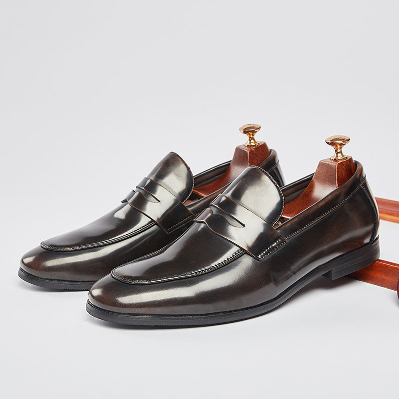 Lorenzo | Elegante Brünierte Herren Schuhe Pennyloafer 8