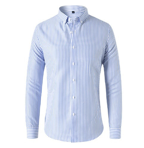 Lorenzo | Elegantes Gestreiftes Herrenhemd Langarm 4