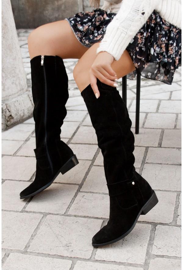 Lozenda - Bequeme Warme Wildlederstiefel für Frauen