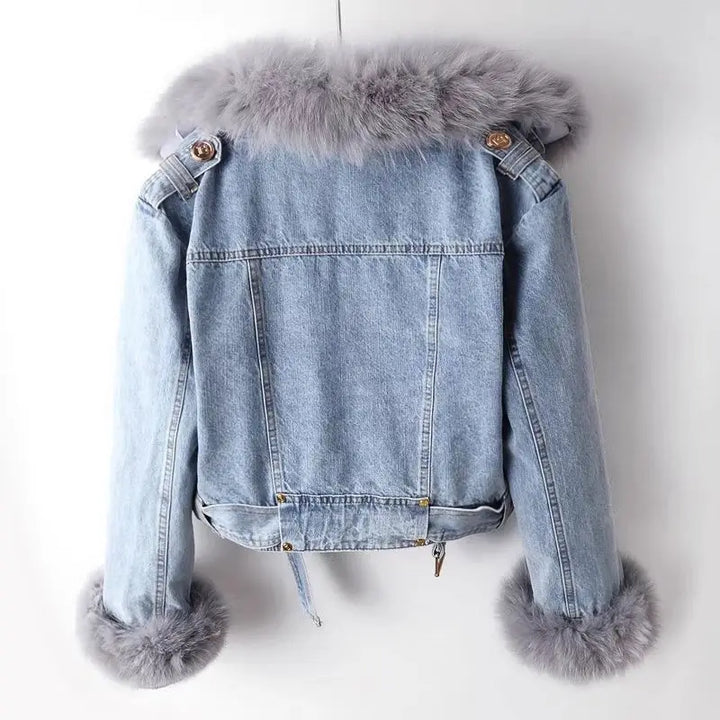 Lozenda - Edgy Denim Jacke