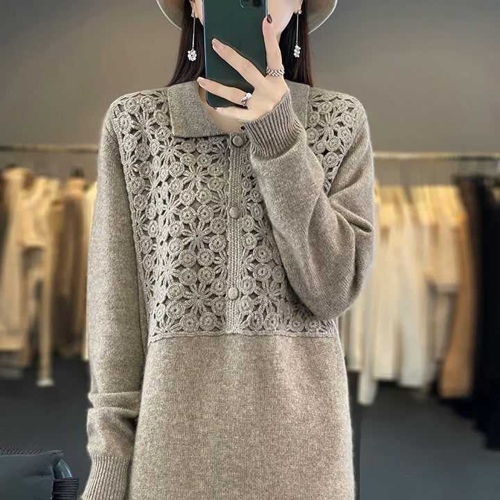 Lozenda - Elegante Damenkleider, warme Pullover