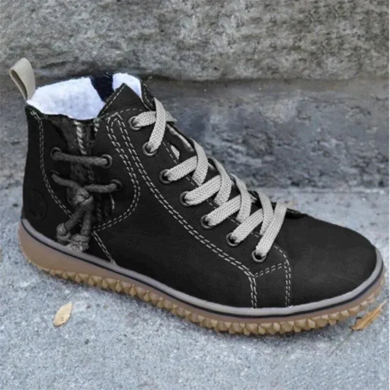 Lozenda - Elegante Lederstiefel im Vintage-Stil