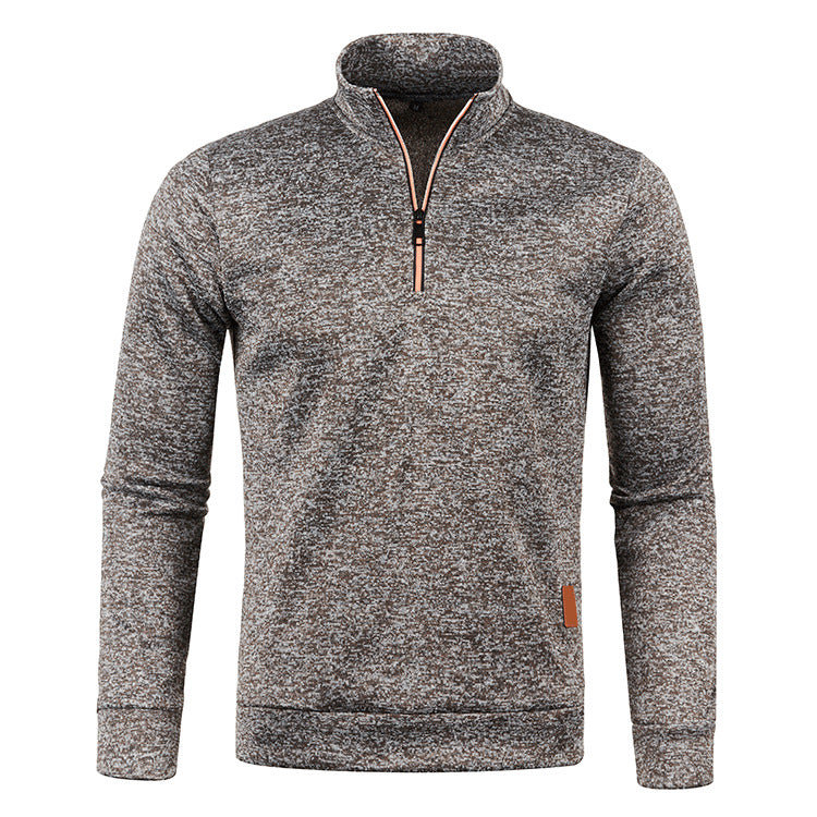 Lozenda - Herrenpullover mit reißverschluss, lange ärmel