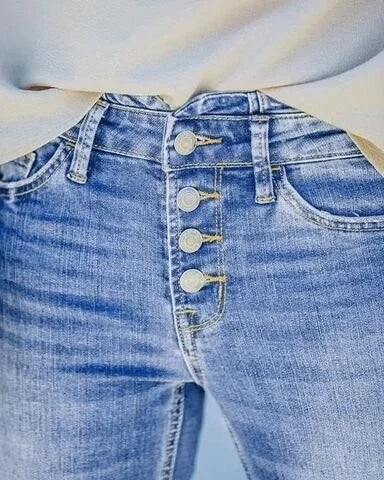 Lozenda - Jeanshose mit hoher Taille