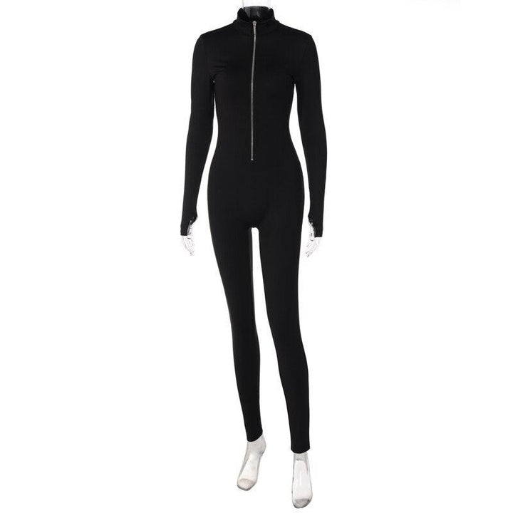 Lozenda - Jumpsuit mit Reißverschlussausschnitt