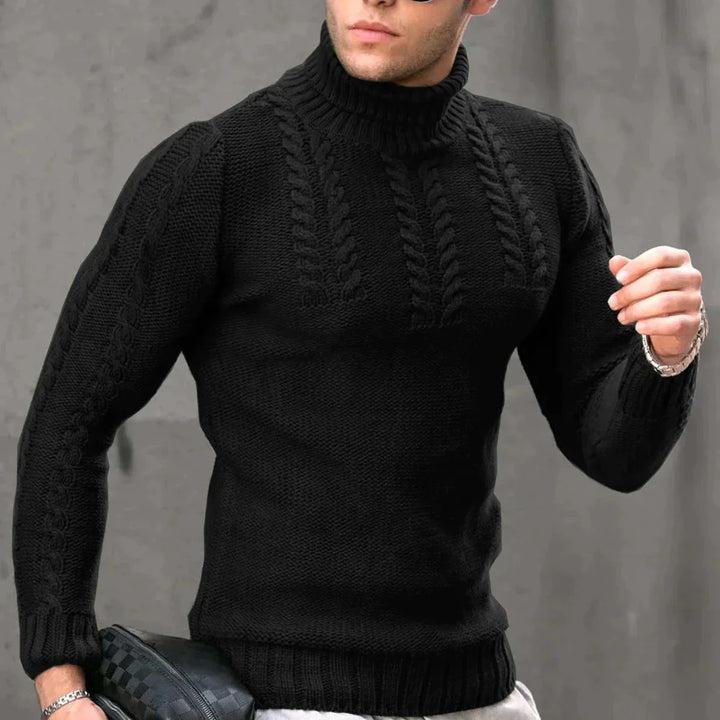 Lozenda - Lässiger Warmer Winterpullover für Männer