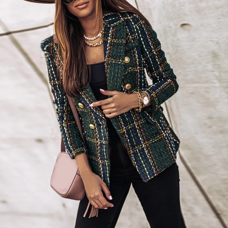 Lozenda - Luxuriöser karierter Blazer