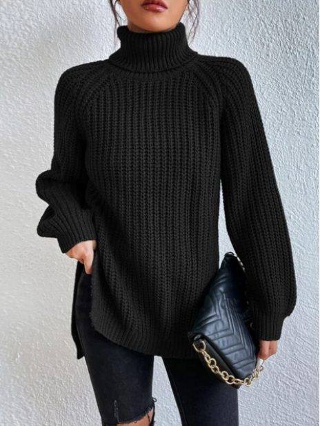 Lozenda - Rollkragenpullover aus Strick