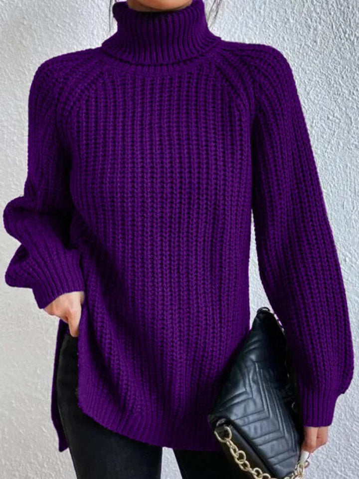 Lozenda - Rollkragenpullover aus Strick