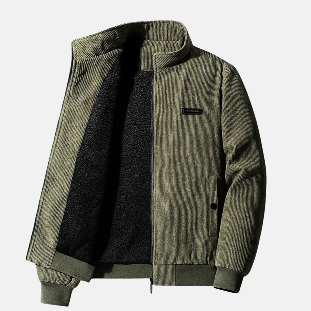 Lozenda - Sherpa Gefütterte Cordjacke