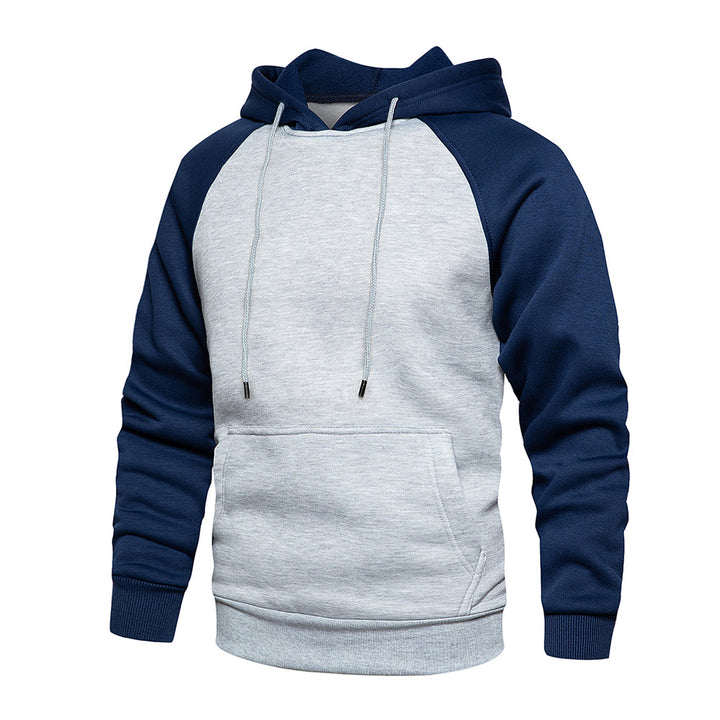 Lozenda - Sportlicher zweifarbiger Hoodie für Männer