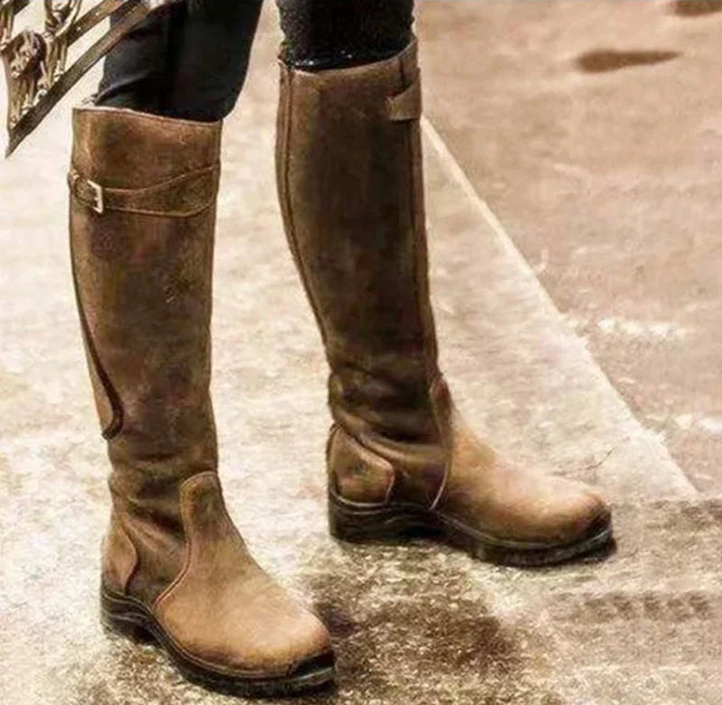 Lozenda - Stilvolle Wasserdichte Retro-Stiefel für Frauen