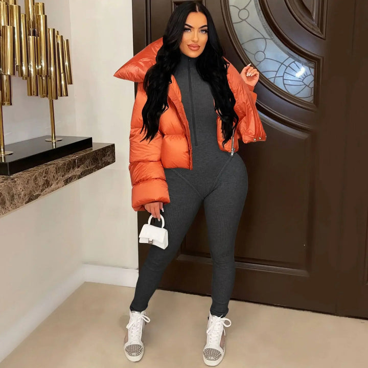 Lozenda - Stylische Pufferjacke