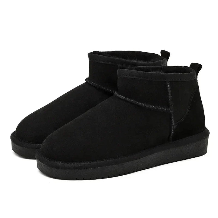 Lozenda - Stylische Stiefelette mit Fellfutter für Damen