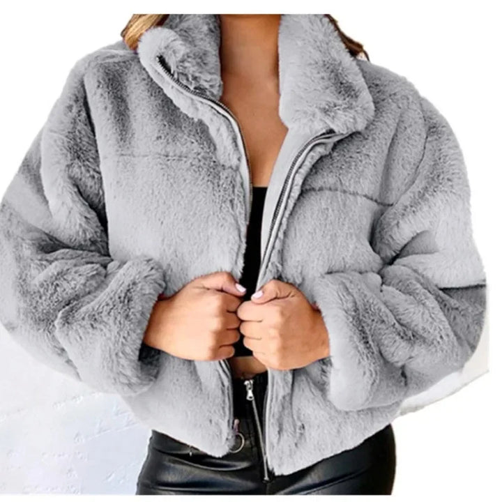 Lozenda - Velvet Touch Mantel mit Reißverschluss