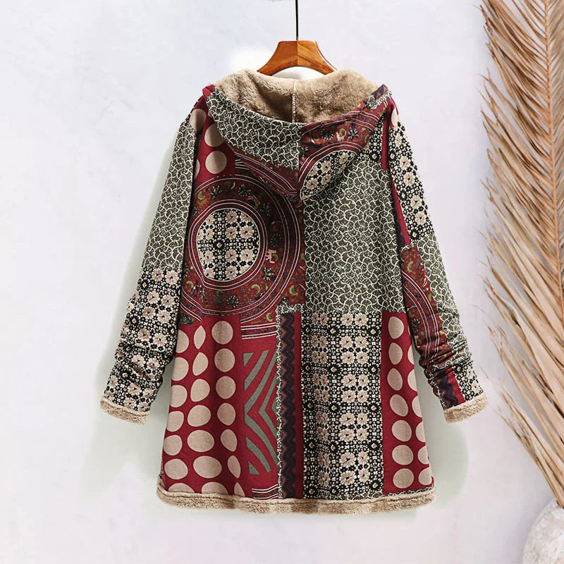 Lozenda - Vintage-Kapuzenjacke