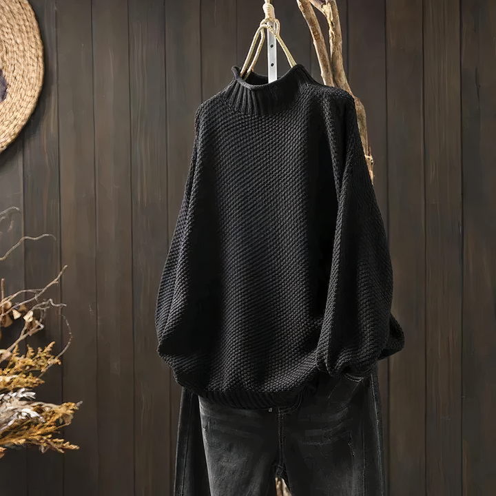 Lozenda - Vintage Rollkragen Pullover