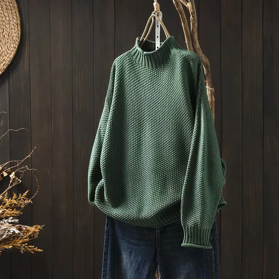 Lozenda - Vintage Rollkragen Pullover