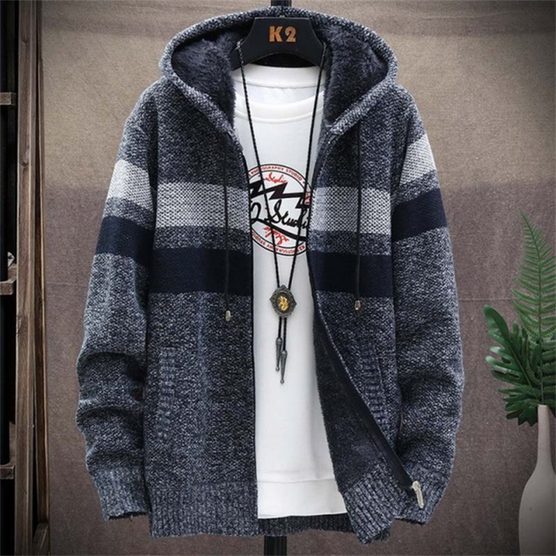 Lozenda - Warmer Kapuzenpullover für Herren