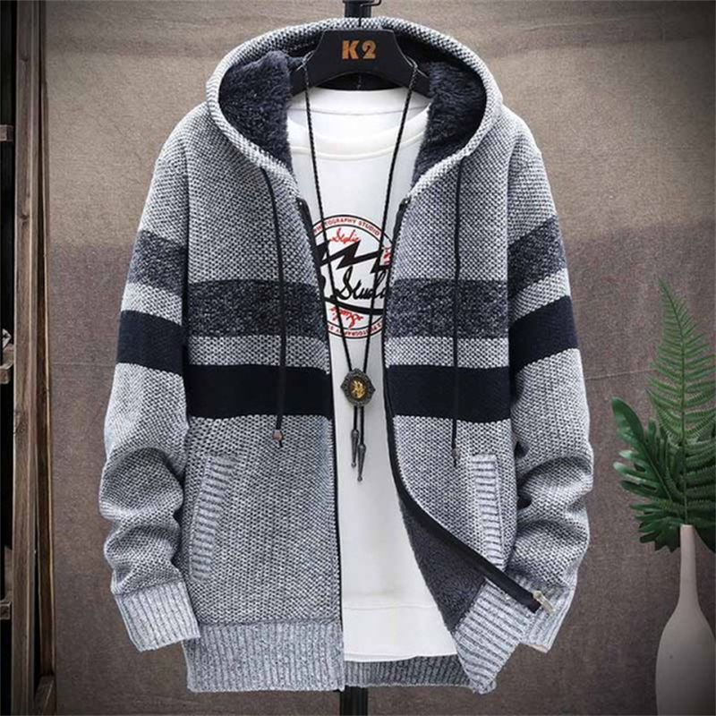Lozenda - Warmer Kapuzenpullover für Herren