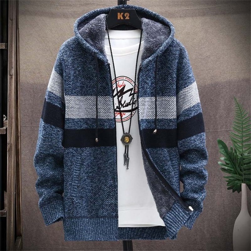 Lozenda - Warmer Kapuzenpullover für Herren
