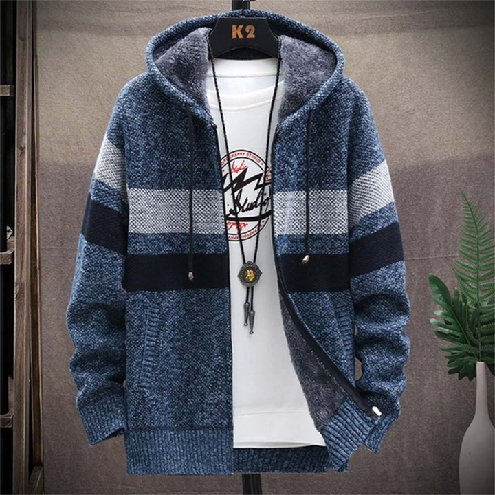 Lozenda - Warmer Kapuzenpullover für Herren