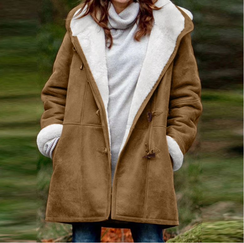 Lozenda - Weiche Jacke mit Kapuze