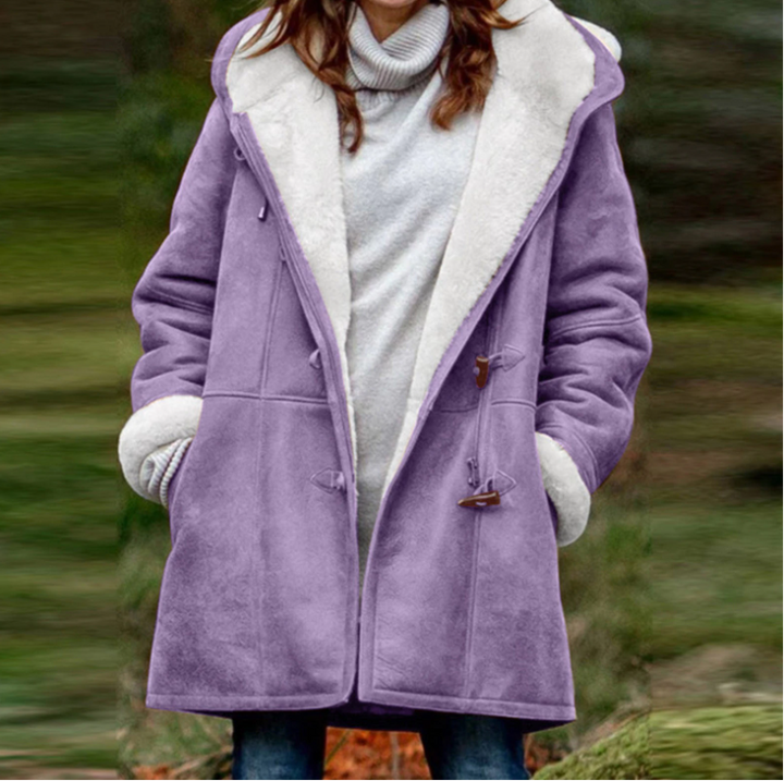 Lozenda - Weiche Jacke mit Kapuze