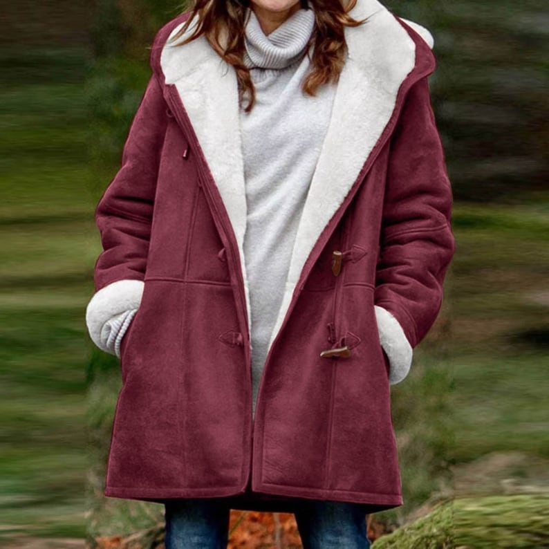 Lozenda - Weiche Jacke mit Kapuze