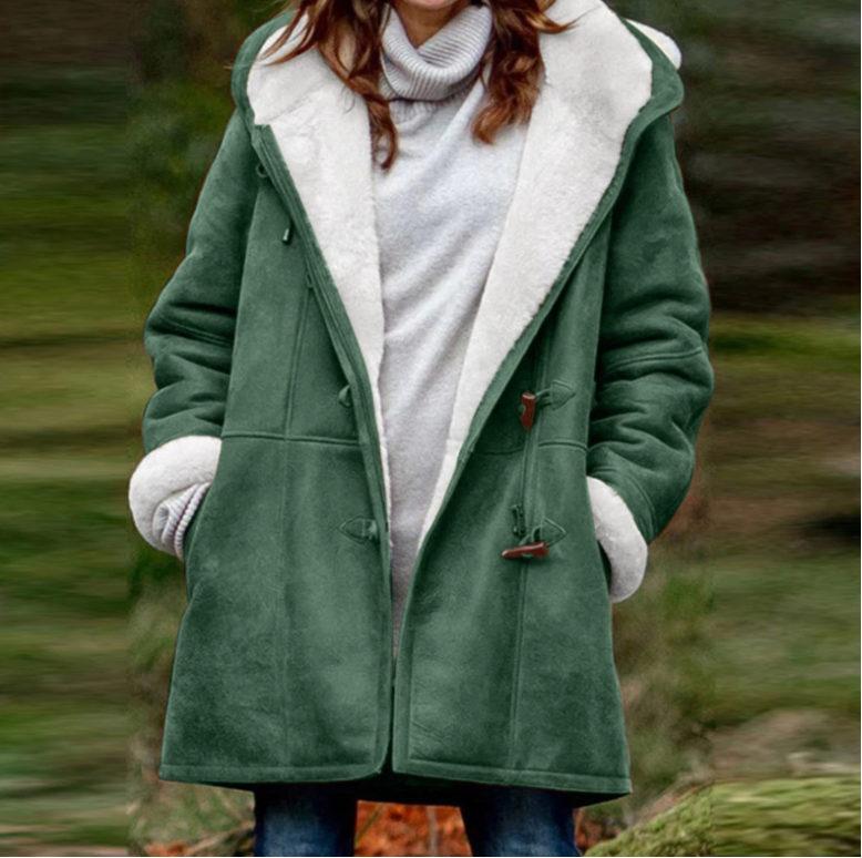 Lozenda - Weiche Jacke mit Kapuze