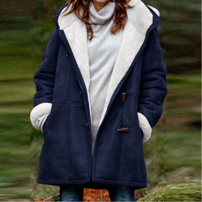 Lozenda - Weiche Jacke mit Kapuze