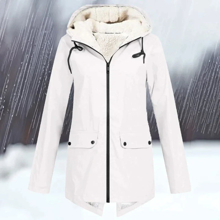 Lozenda - Wind Und Wasserdichte Jacke Mit Kapuze Und Verdickung