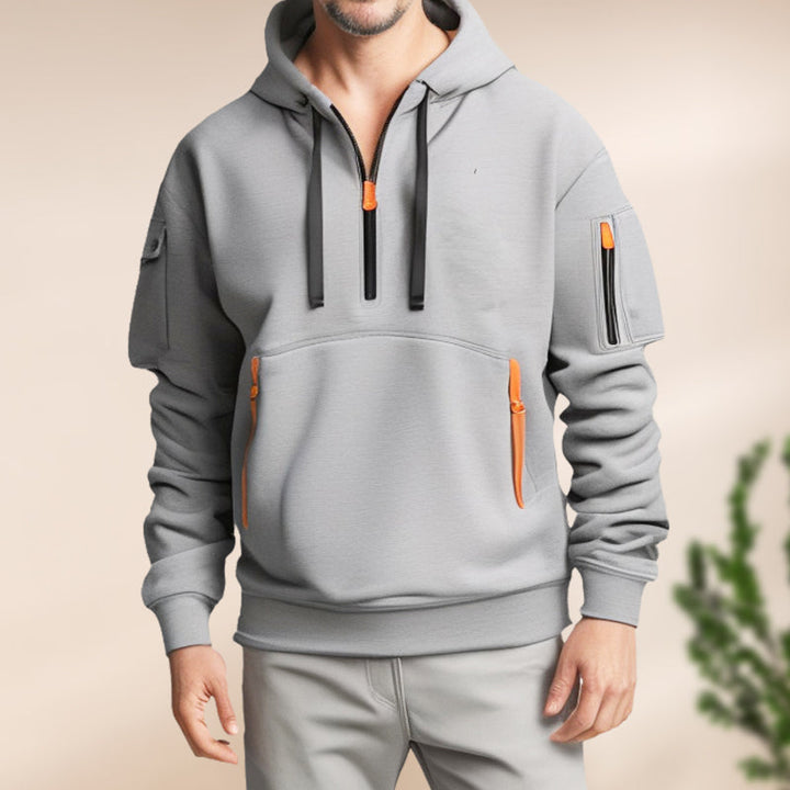 Luca | Hoodie Damen – Bequem, Atmungsaktiv & Modern mit Halbem Reißverschluss 8