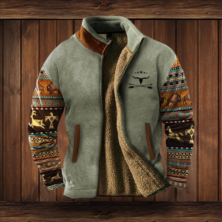 Luca | Stilvolle Herrenjacke mit 3D-Print für Moderene Looks 9