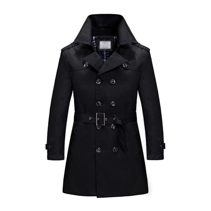 Lucas - Eleganter Trenchcoat mit zwei schmalen Knöpfen