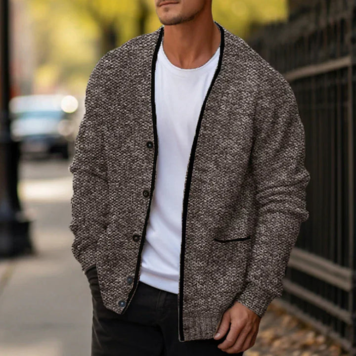 Luis - Hübsche und trendige Strickjacke für Männer