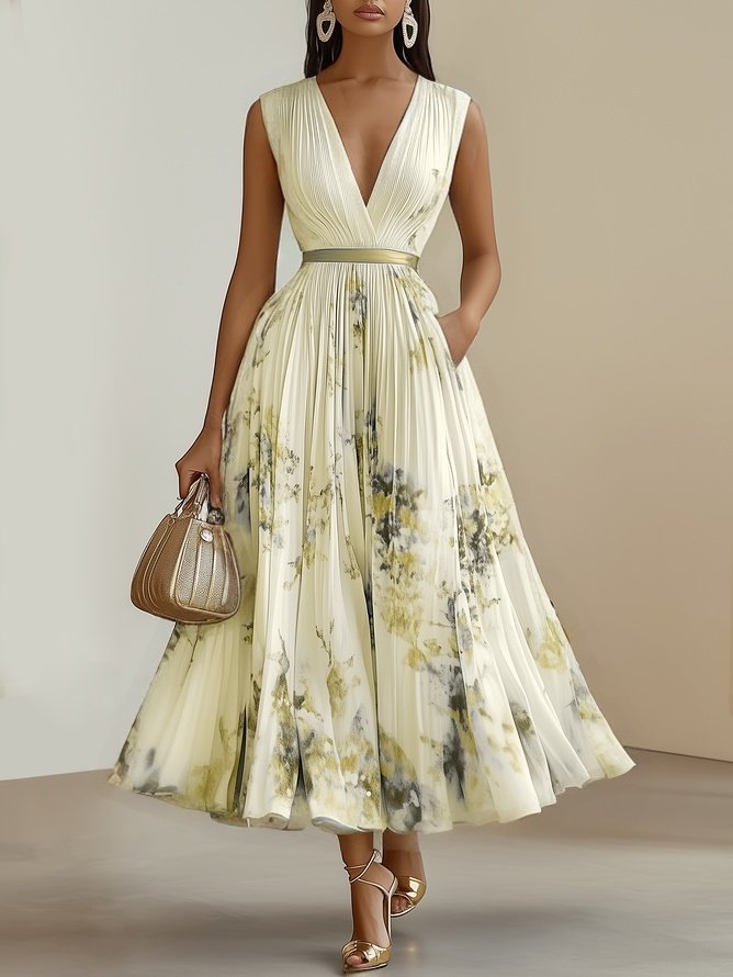 Luna Belle | Elegantes Wickeldesign Frühlingskleid Damen 10