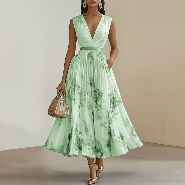 Luna Belle | Elegantes Wickeldesign Frühlingskleid Damen 11