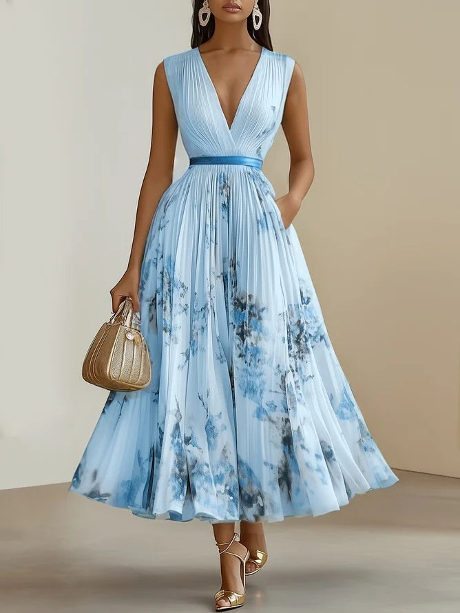 Luna Belle | Elegantes Wickeldesign Frühlingskleid Damen 12