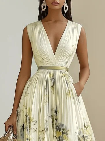 Luna Belle | Elegantes Wickeldesign Frühlingskleid Damen 5
