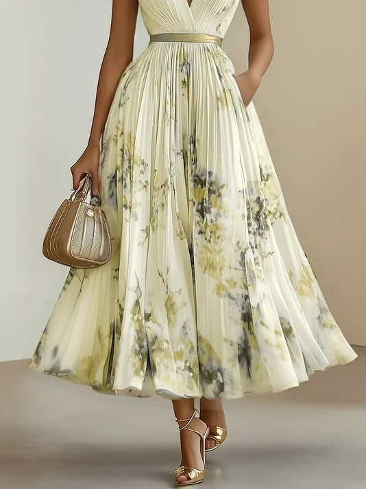 Luna Belle | Elegantes Wickeldesign Frühlingskleid Damen 6