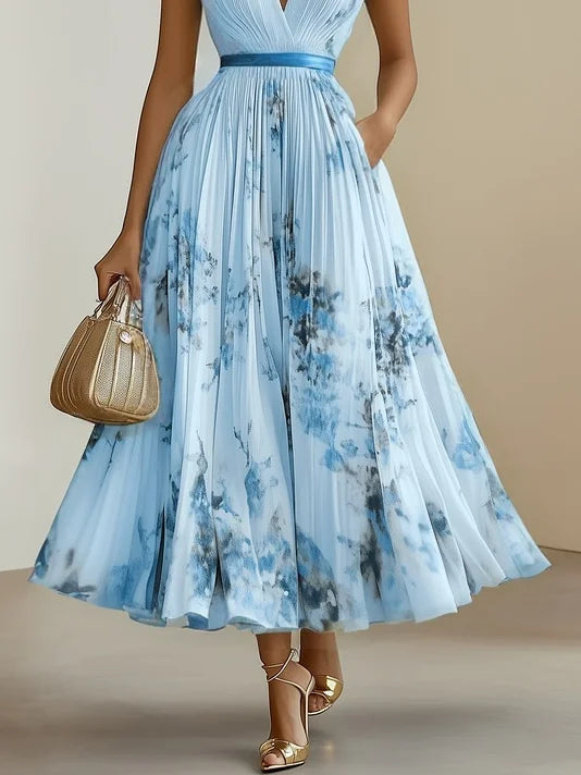 Luna Belle | Elegantes Wickeldesign Frühlingskleid Damen 8