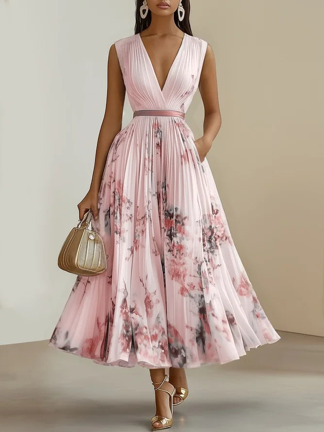 Luna Belle | Elegantes Wickeldesign Frühlingskleid Damen 9