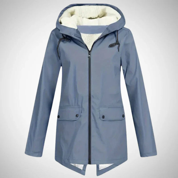 Luna | Damen Regenjacke – Wasserabweisend, Fleece-Futter & Stylisch 3