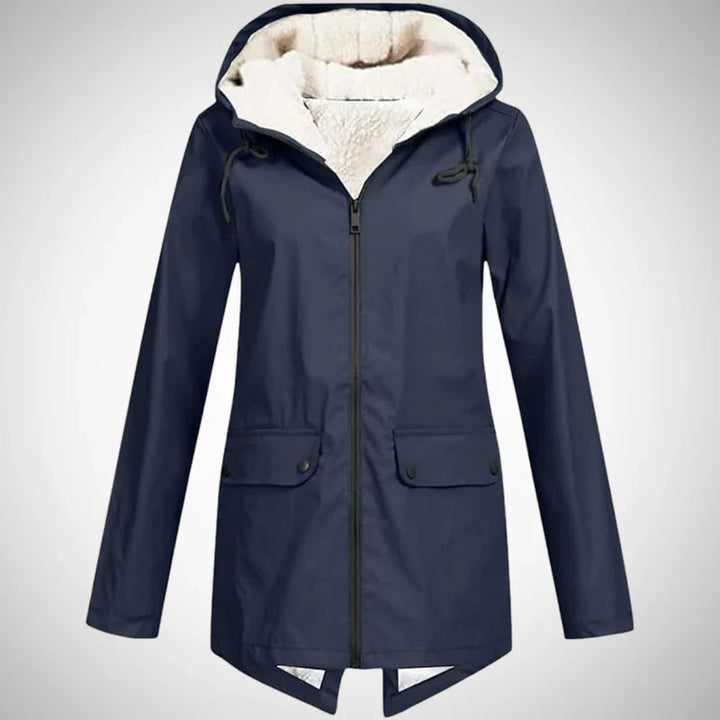 Luna | Damen Regenjacke – Wasserabweisend, Fleece-Futter & Stylisch 5