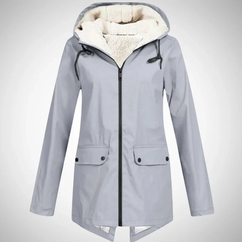 Luna | Damen Regenjacke – Wasserabweisend, Fleece-Futter & Stylisch 6